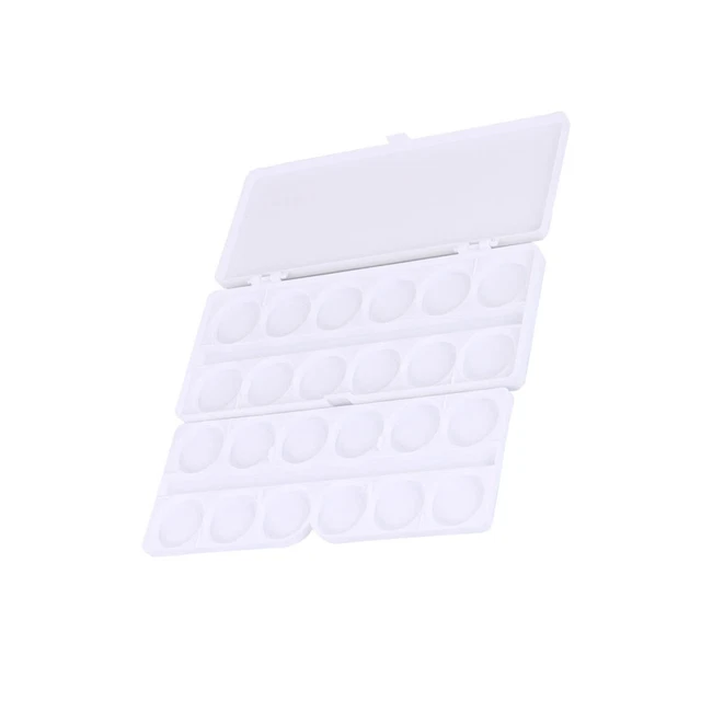 Vassoio acquerello fai da te - valigia organizer vasca colorata in plastica pieghevole