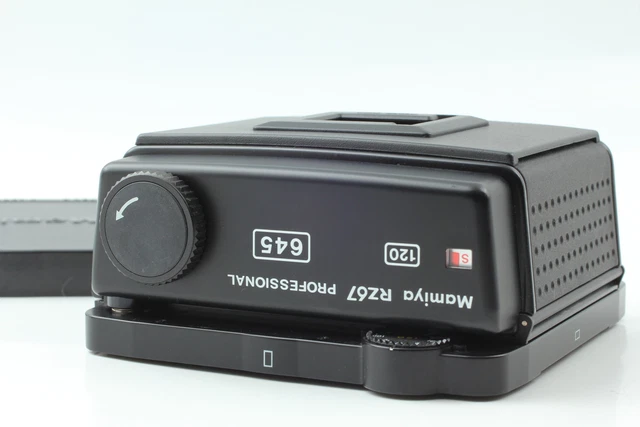 [Como nuevo / Cubierta] Mamiya RZ67 Pro 645 120 Rollo Película Soporte Trasero De Japón