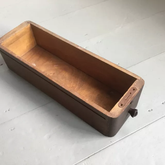 Vintage Original Singer Treadle Table wooden drawer storage sewing. 14.5” long