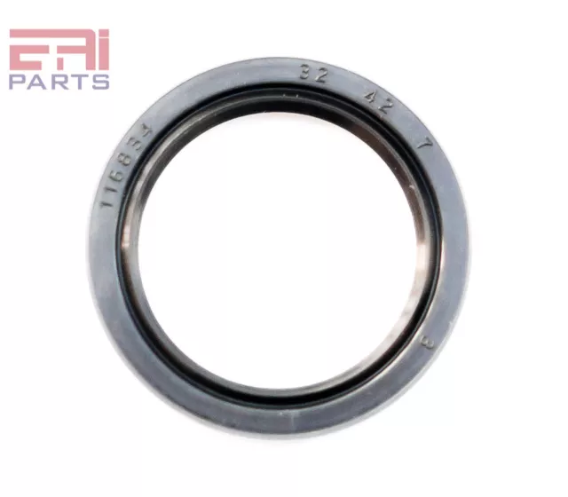 EAI Metric Oil Shaft Seal 32X42X7mm Dust Grease Seal TC Double Lip w/ Spring