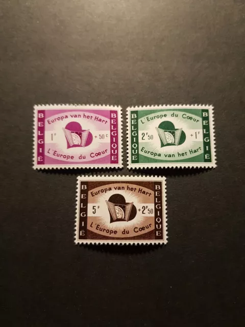 Timbre Europa Belgique N°1090/1092 Neuf ** Luxe Mnh 1959