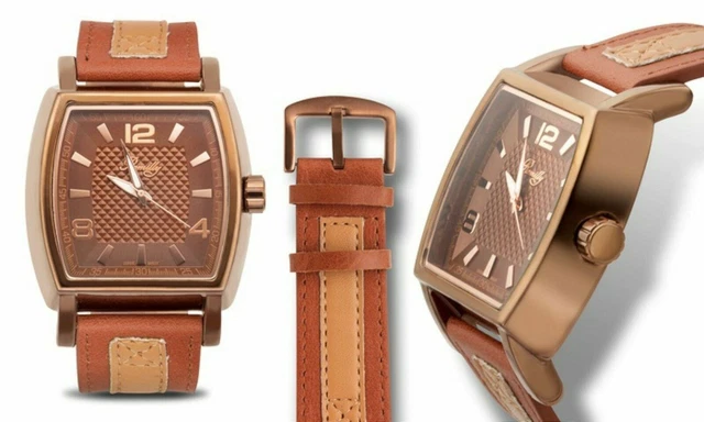 Montre Femme Romilly Jolliet - Cadran Blanc, Bracelet Cuir Véritable - Neuf Avec étiquettes - Style Casual