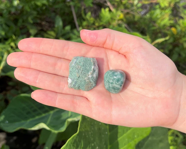Rough Natural + Tumbled Stone Set: You Choose (Raw Gem Crystal Healing Rock)