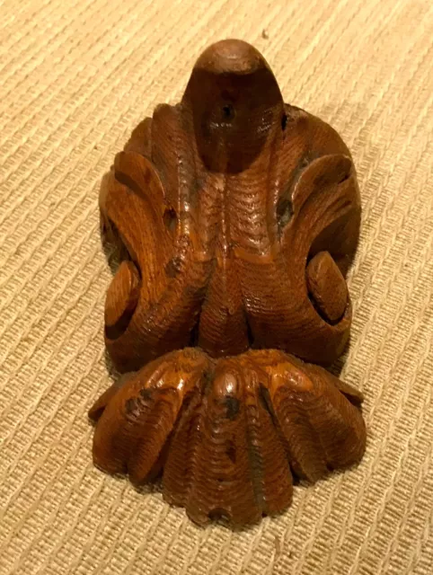 RARE Antique Architectural Salvage Wood Carved European 1800's