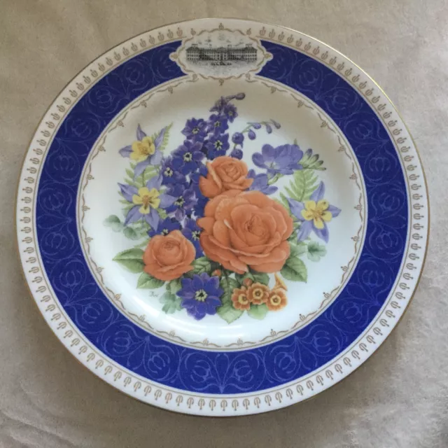 Royal Worcester The 1988 Chelsea Flower Show 9.25” Decorative Plate Pristine 1St