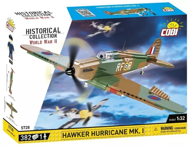 COBI Historical Collection 5728 - Hawker Hurricane Mk.I, WWII, 382...