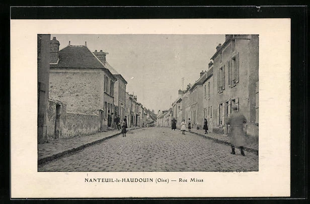 CPA Nanteuil-le-Haudouin, Rue Misas
