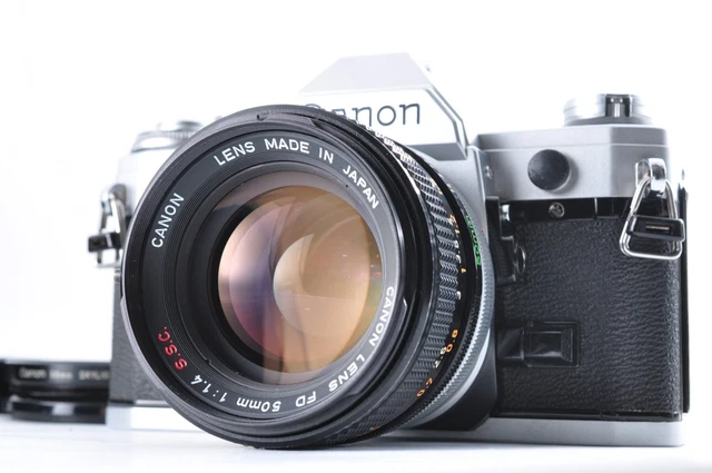 CANON AE-1 SILVER / Lens FD 50mm f/1.4 S.S.C. Exc+5 SLR Z3169