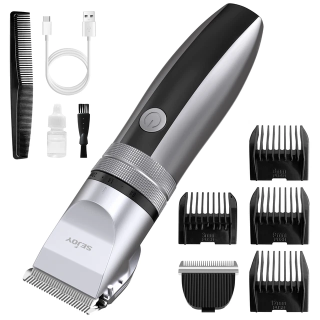 Tondeuse Barbe Et Cheveux Sans Fil Rechargeable - Pratique Et Facile à Utiliser