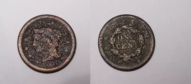 1850 Large Cent #573-7