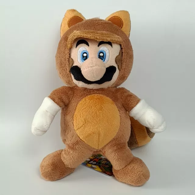 Sanei Super Mario 3D Land Plush/Peluche: Tanuki Mario (S Size) Japan New 2