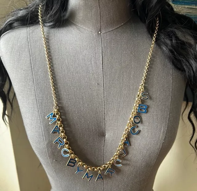 Marc Jacobs chain goldtone necklace 3