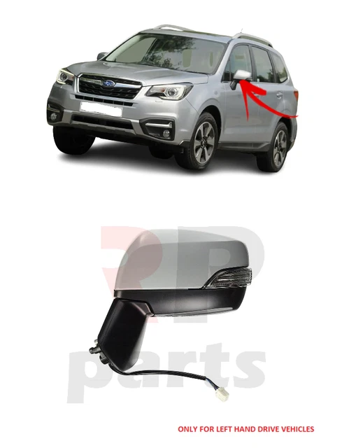 thumbnail image 2 of Evan-Fischer Passenger Side Right Mirror For Subaru Forester 2014-2018 – Power Adjust, Manual Fold, Paintable Cap 2 of 5