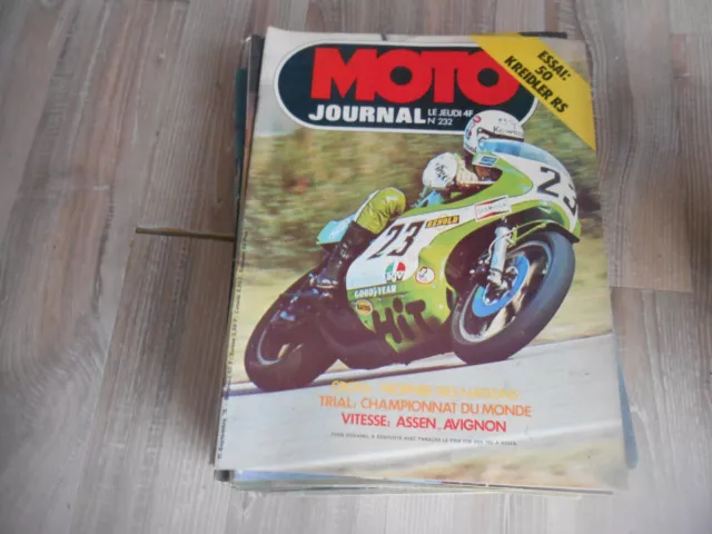 Revue Moto Journal 232  Septembre  1975