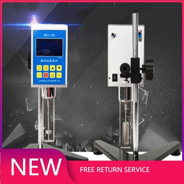 Meter NDJ-8S Digital LCD Display Rotary Viscometer Tester CE