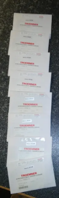 Troemner Calibration Weights Al class 4 in 1mg, 2mg, 5mg, 10mg, 20mg values