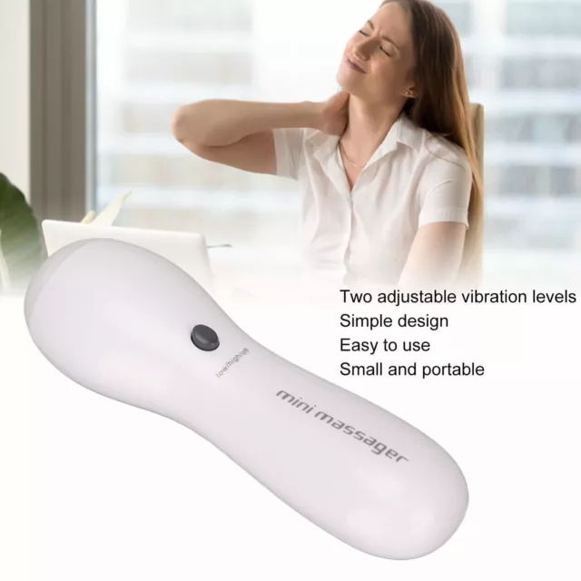 Personal Massager Acupoint Massaging 2 Gears Mini Cordless ABS Wand Vibrators