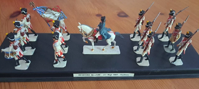Figurine Métal Modèles de Hussard du 4ème régiment en1807. - Maquettes