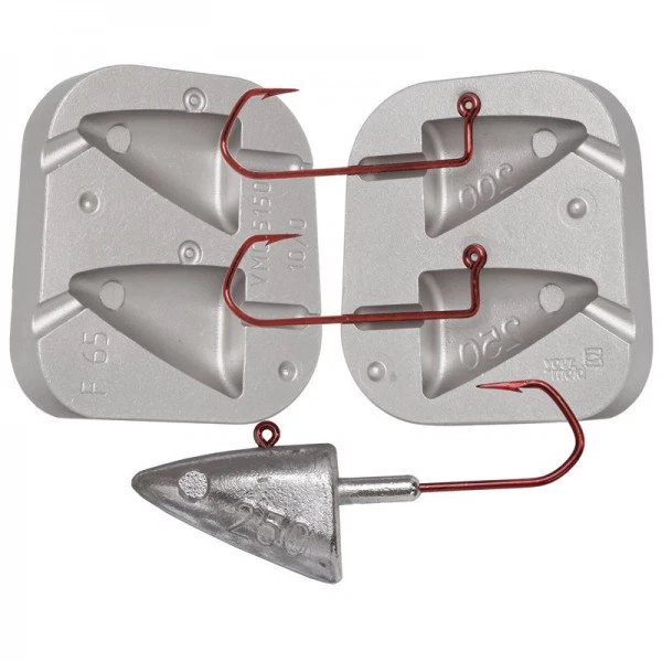 Moule à Plombs Alciumpeche MOU122 - Pour Plombs 120-150-180-200g | Compatible Grappin, Économique