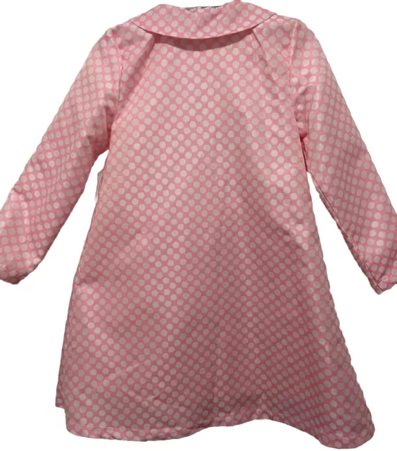 Blueberi Boulevard Kids Girls Pink Polka Jacket Dress Size 4/5 2-Piece Set 2