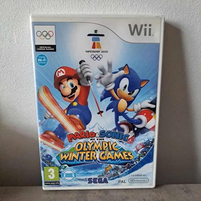 Mario And Sonic at the Olympic Winter Games Nintendo Wii 2009 PAL Video Game