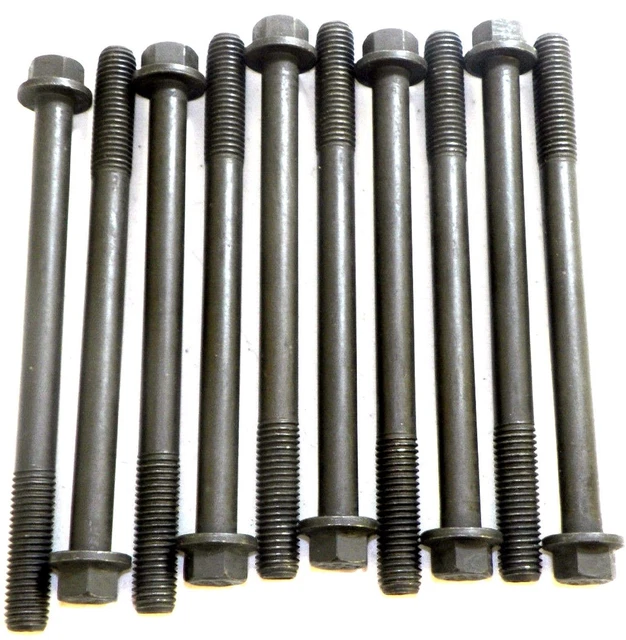 Originale OEM Ford F4TZ-6065-A Motore Cilindro Testa Bullone 10 Pz F4TZ6065A