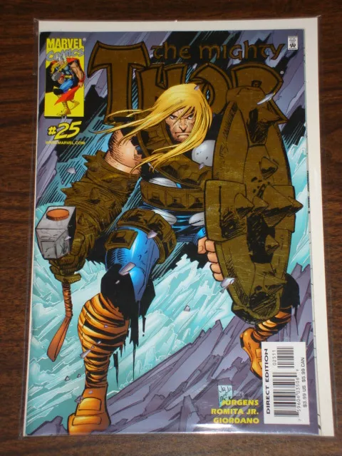 Thor #25 Vol2 The Mighty Marvel Comics Ds Gold Foil July 2000