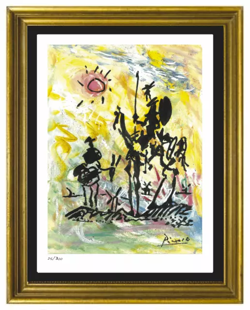 Pablo Picasso "Don Quixote" Signed & Hand-Numbered Ltd Ed Print (unframed)