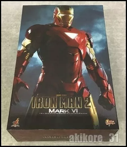 Hot Toys MMS 132 Iron Man 2 Mark VI 6 Tony Stark 12 inch Action Figure