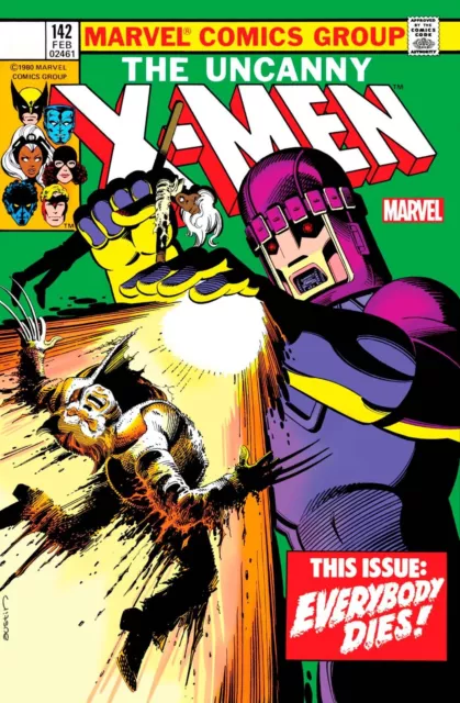 Uncanny X-Men #142 Facsimile Edition Byrne Cover Marvel Comics 2023