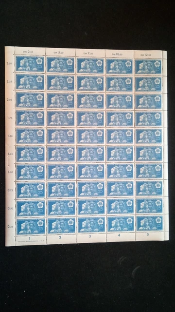DDR 1959 kpl. Bogen Mi 706 Postfrisch siehe Fotos (A 8253)