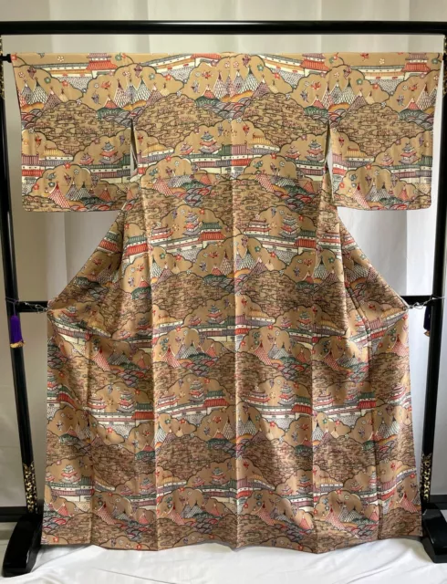 Vintage Japanese kimono - Beautiful Silk Kimono robe