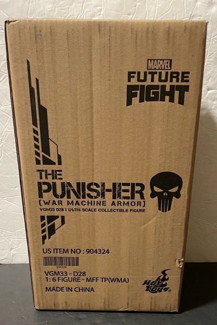 Hot Toys 1/6 Scale Punisher War Machine Armor Figure Brand New Sealed Us Seller 2
