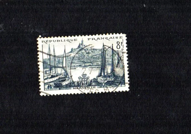 Francobolli Francia Marsiglia 8 F France 1956