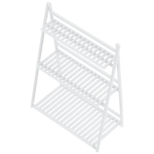Supporto Per Piante In Rattan E Legno - Fioriera Da Pavimento Rustica Con Cesto In Vimini (Altezza 41 Cm O 59 Cm) - 3