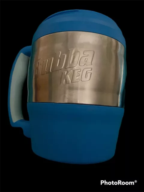 Bubba Keg 52 oz Insulated Travel Tumbler Barrel. Stainless Steel & Turquoise.