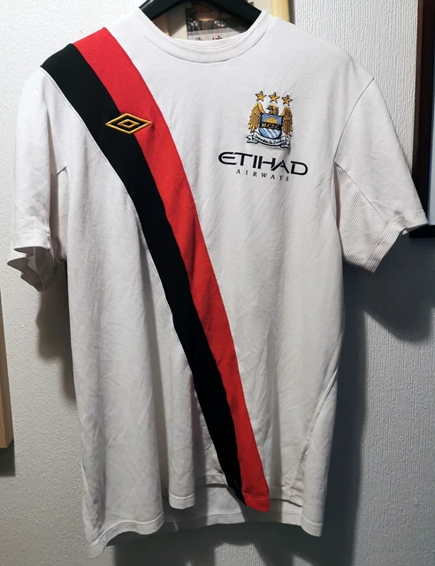 Manchester City 2009/10 Third 3rd Kit Football Shirt - Adebayor - Size 42