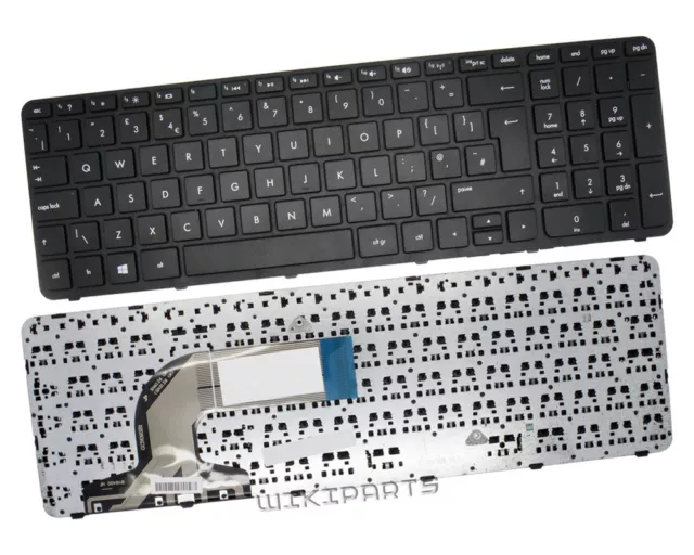 HP 15-R137NL Replacement Replacement UK Layout Bezel Black Full Keyboard