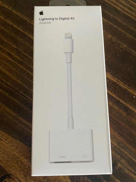 Apple Lightning Digital AV Adapter HDMI To iPhone iPad MD826AM/A-Genuine