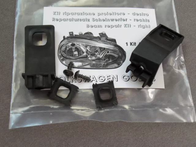 Scheinwerfer Reparatursatz Hauptscheinwerfer Halter VW Golf 4 rechts 1J0998226