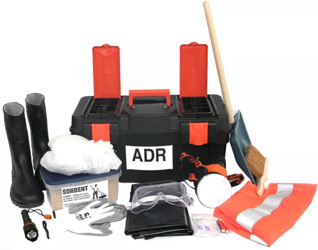 ADR Gefahrgutausrüstung mit Koffer Set 4 Gefahrgutkoffer ADR Koffer 13 teilig