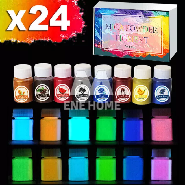 Mica Pigment Pearl/Luminous/Chameleon Powder Soaps Candle Art Craft Epoxy Resin