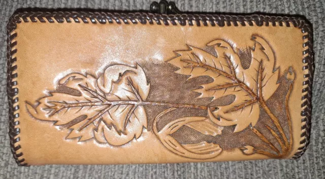 Hand Tooled Leather Wallet