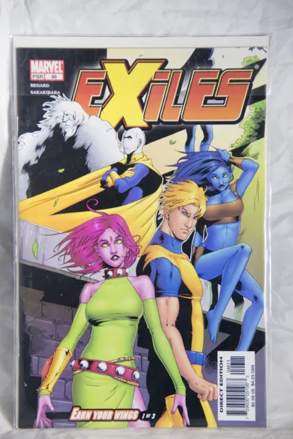 Exiles Marvel Comic Issue 46 & 47 & 48 Earn Your Wings Parts 1, 2 & 3 