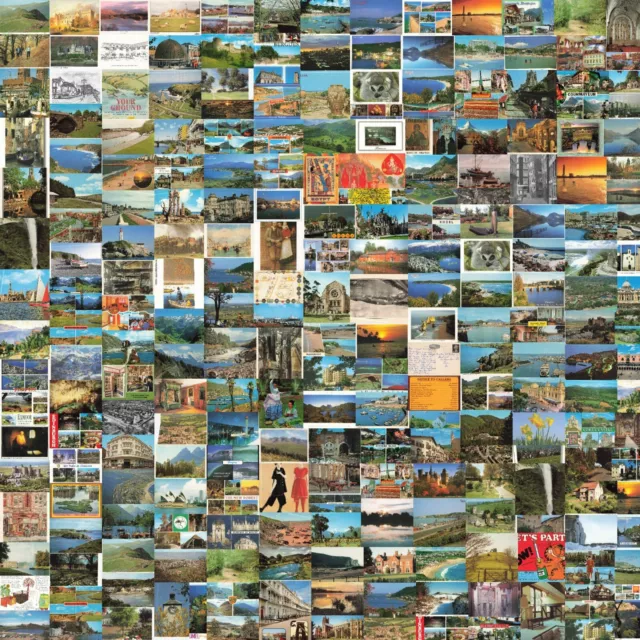 Job lot of (227)  Postcards - 1960s to  2010s Mixed Lot Scenic/Tourist