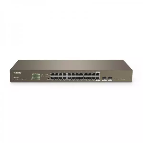 396384 Tenda TEG1024F 24 Porte Gigabit Unmanaged Switch 2xSFP