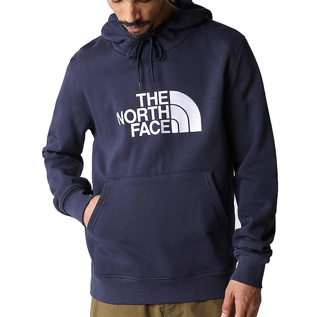 The North Face Felpa Da Uomo con Cappuccio Drew Peak Blu Taglia M Codice AHJY...