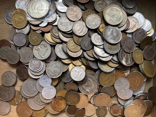 1,5 Kilo Weltmünzen Medaillen Konvolut Sammlung Europa  Silber  Deutsches Reich?