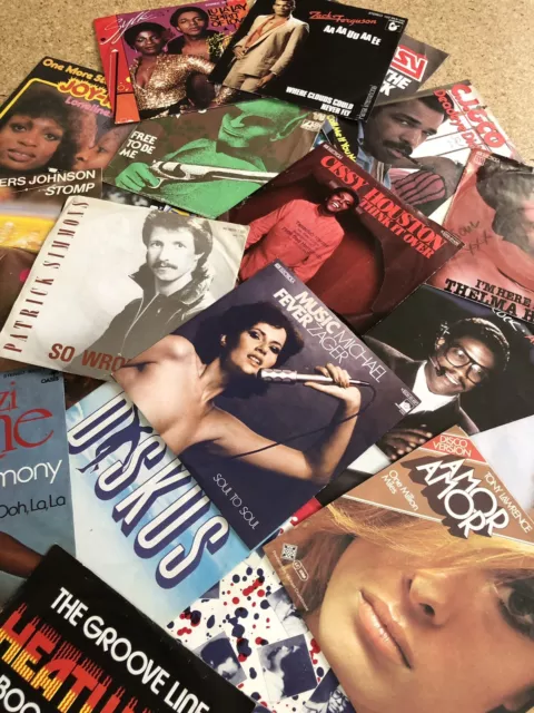 Singles Schallplatten Sammlung Konvolut Funk Soul Disco