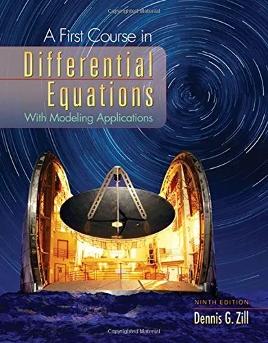 A FIRST COURSE IN DIFFERENTIAL EQUATIONS: WITH MODELING By Dennis G. Zill *NEW*